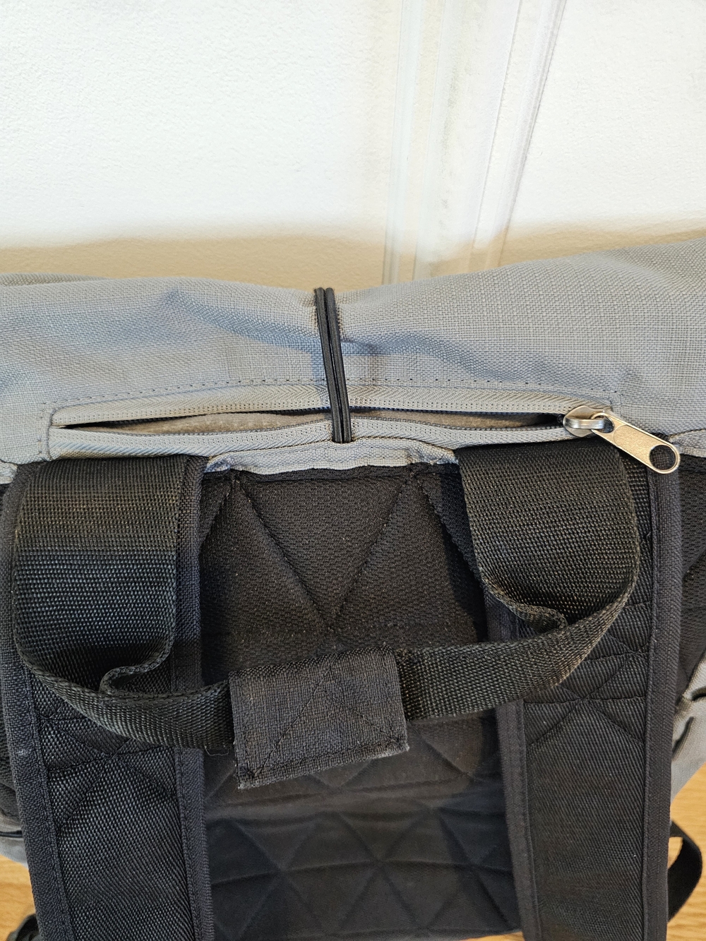 Nike Gray Roll-Top Men's Backpack - Picture 7 of 11